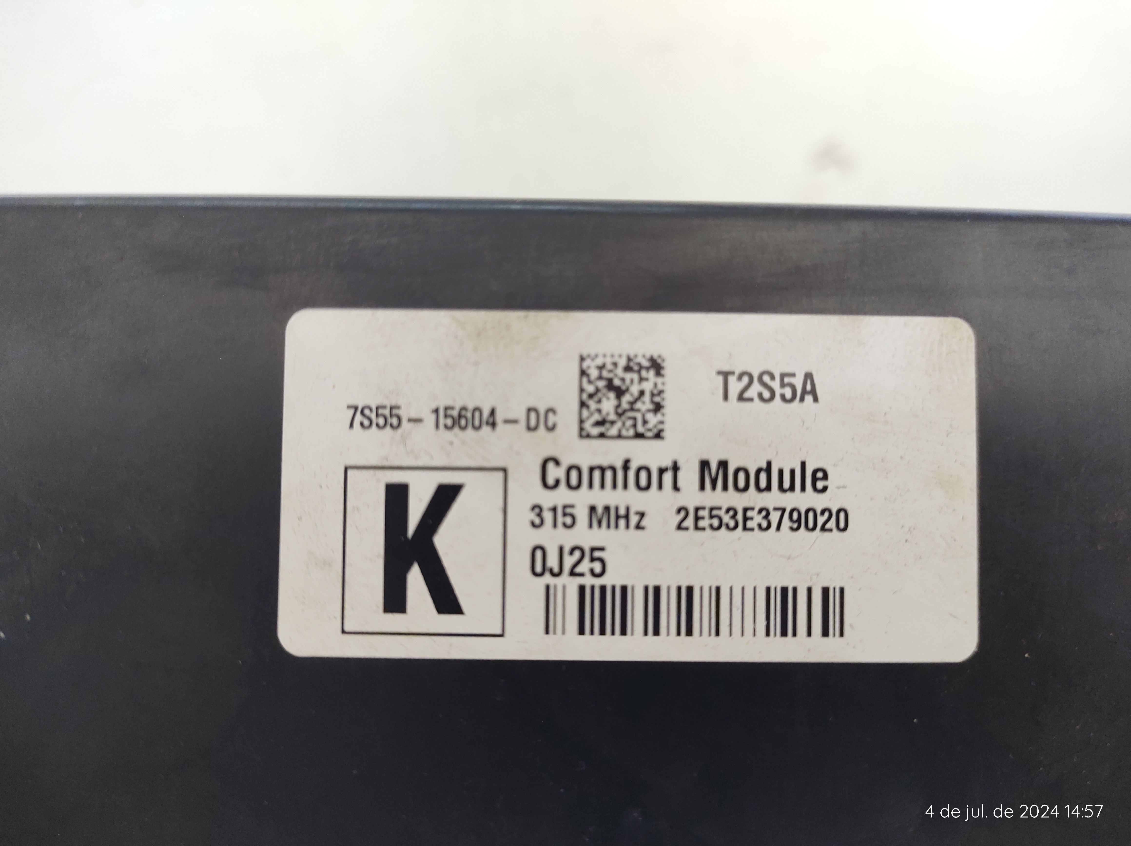 Kit Módulo Injeção Ka 1.0 Basico 08 A 13 As5512a650ab Origin 6