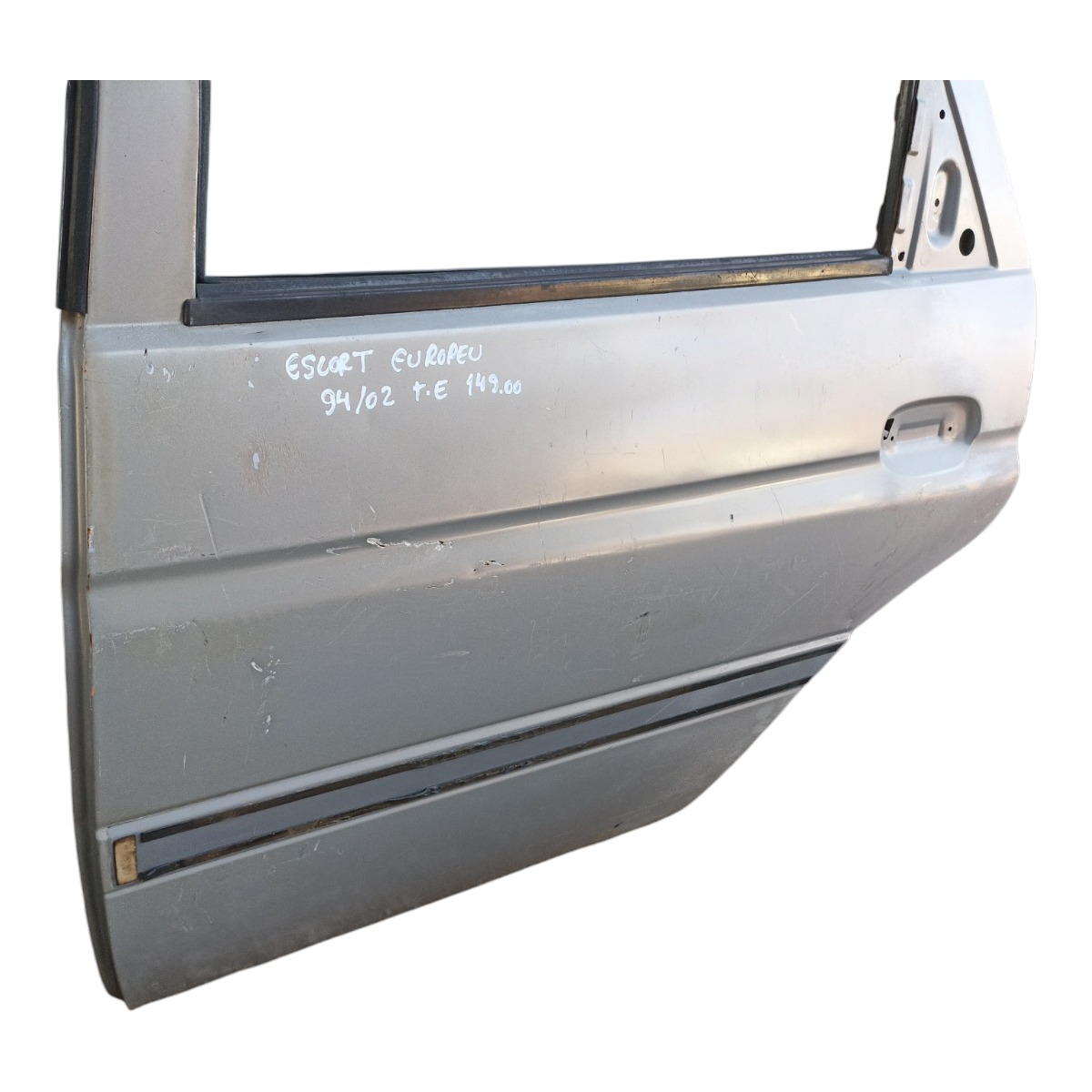Porta Traseira Esquerda Ford Escort Europeu 94/02 Original Traseira Esquerda Prata 3