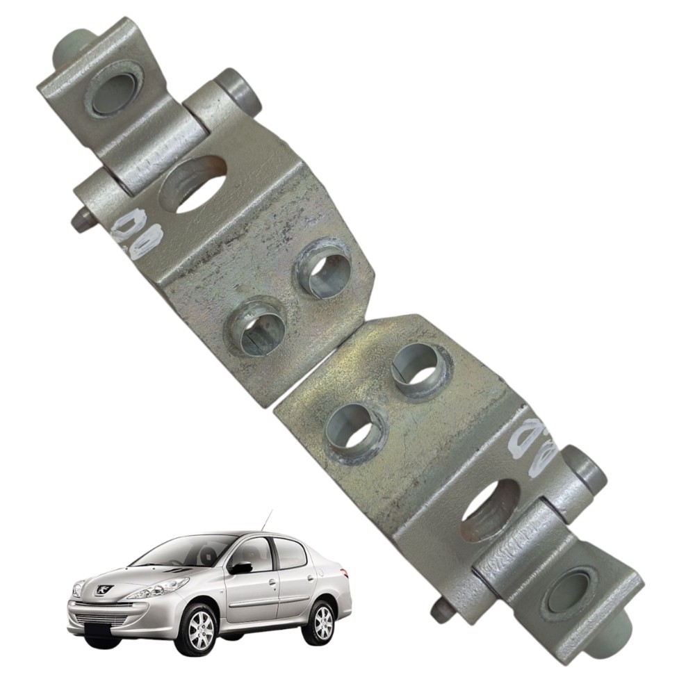 Par Dobradiças Porta Dianteira Direita Peugeot 207 2008/2014