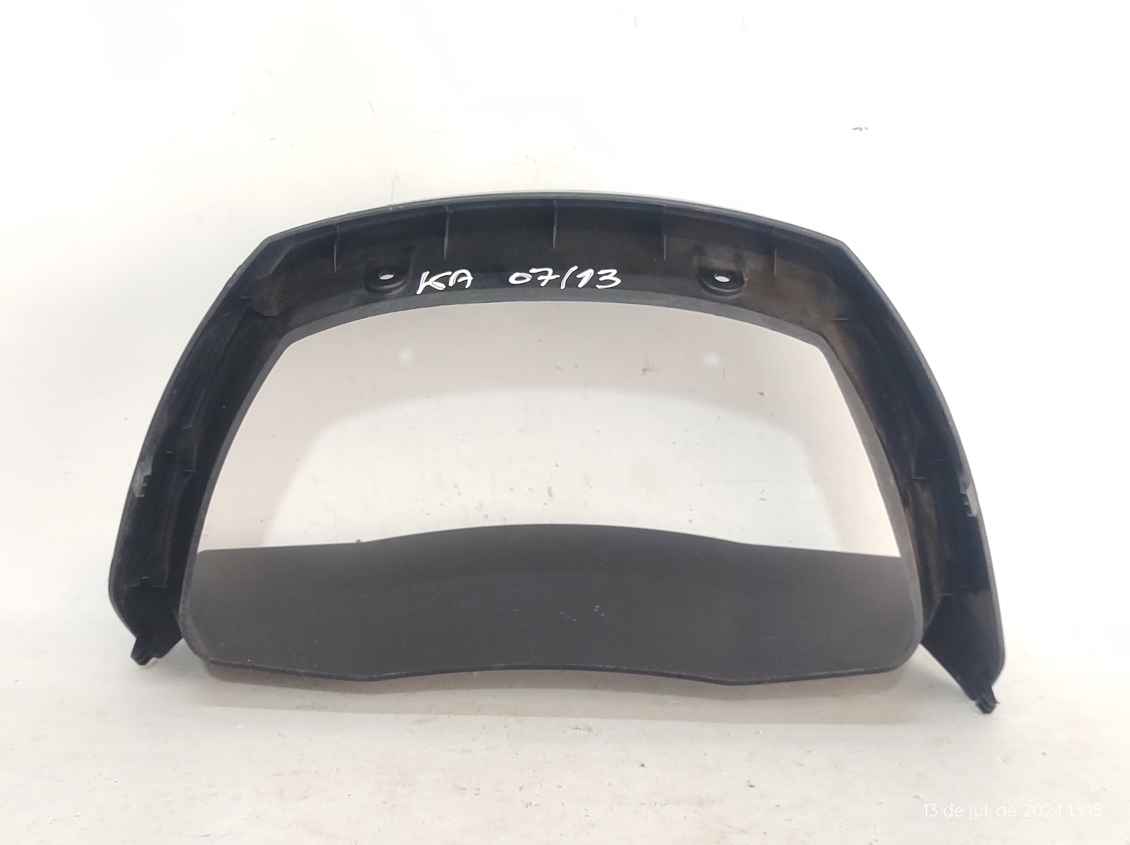 Moldura Painel Velocímetro Ford Ka 07 A 13  Preto 2