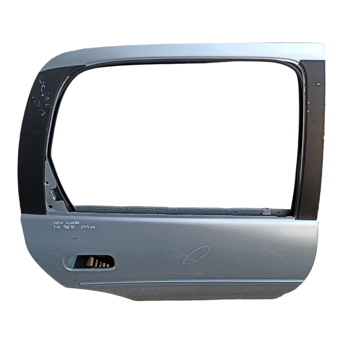 Porta Traseira Direita Gm Corsa Classic 1996 A 2016 Original Traseira Direito Prata 3