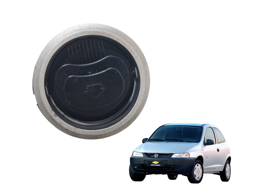 Difusor Ar Painel Aro Prata Fosco Celta 2002 A 06 93379890