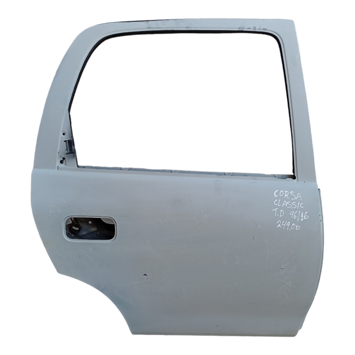 Porta Traseira Direita Corsa Classic 1996 97 98 99/16 Origin Traseira Direito Preto