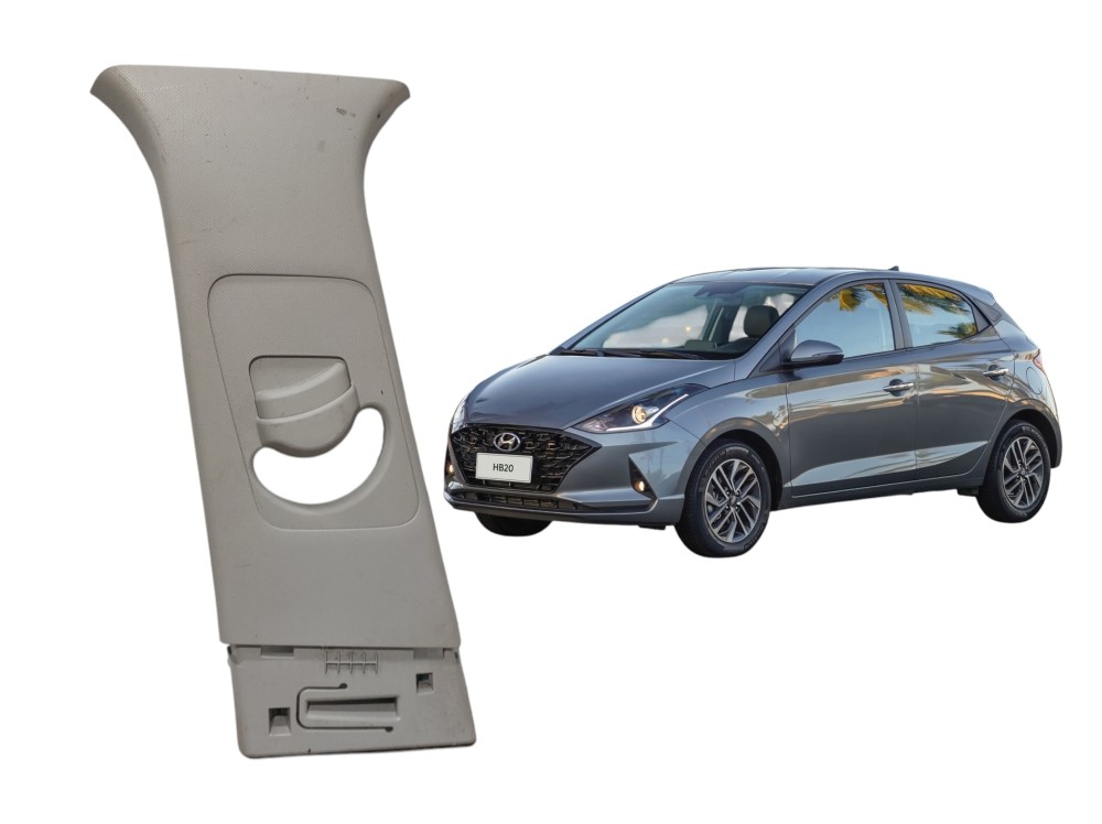 Moldura Superior Coluna Cinto Esquerdo Hb20 2016 A 2022 Cinza