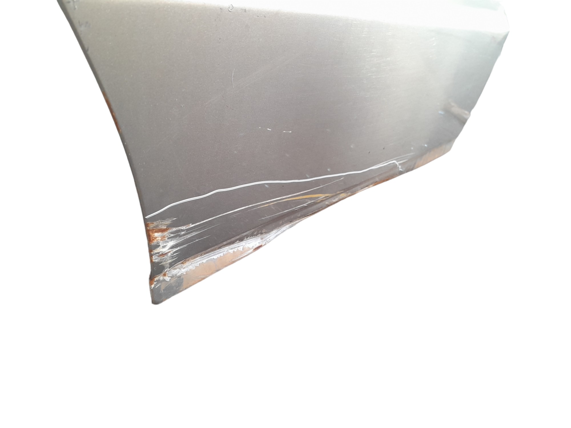 Porta Traseira Direita Fiat Uno 1984 A 2003 Para Recuperar  Traseira Direita Prata 4