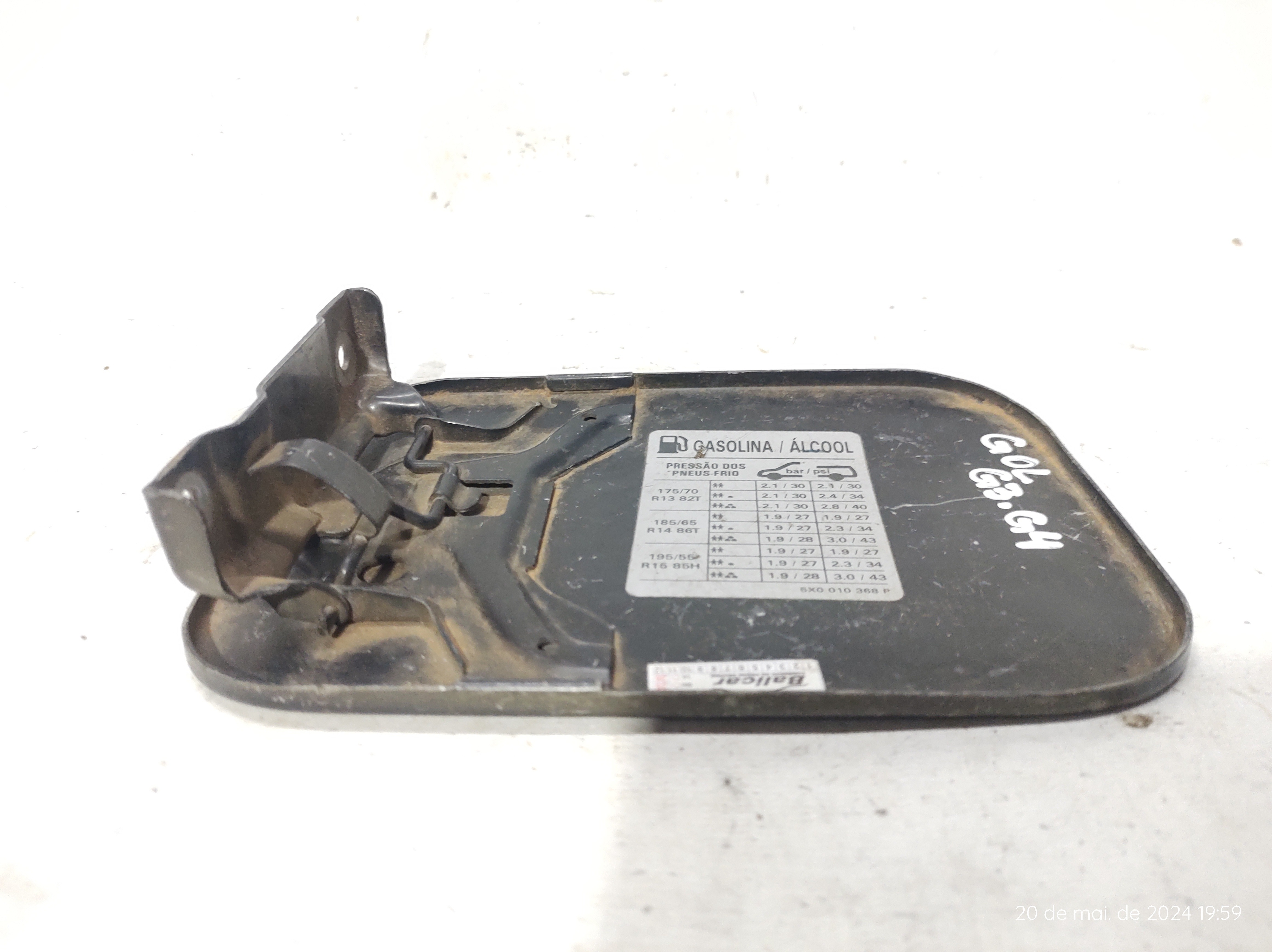 Portinhola Combustível Gol G3 G4 00 A 09 5×0010368 Preto 0 5