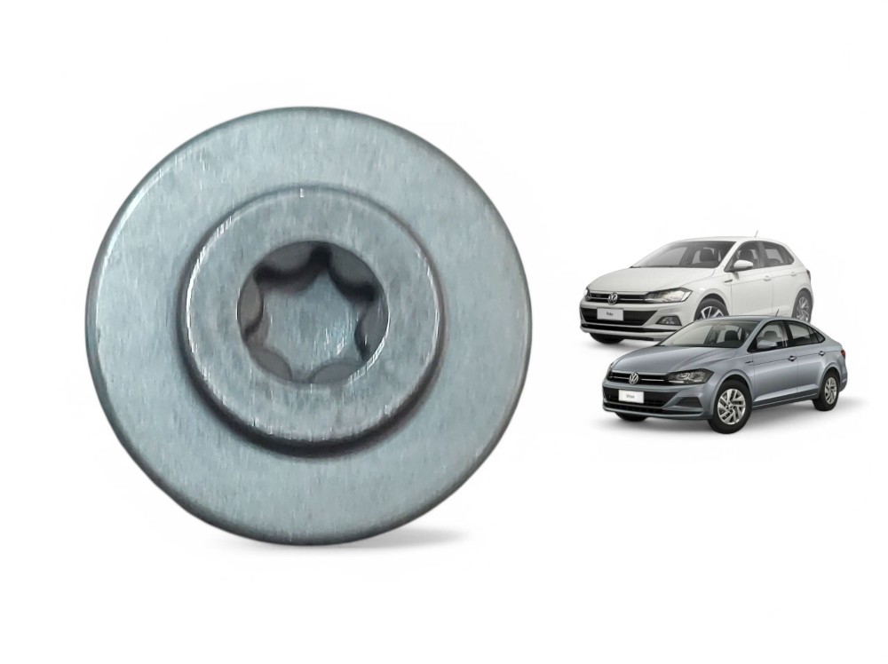 Porca Polia Comando Variável Polo Virtus 1.6 4cc 2017 A 2022 Prata