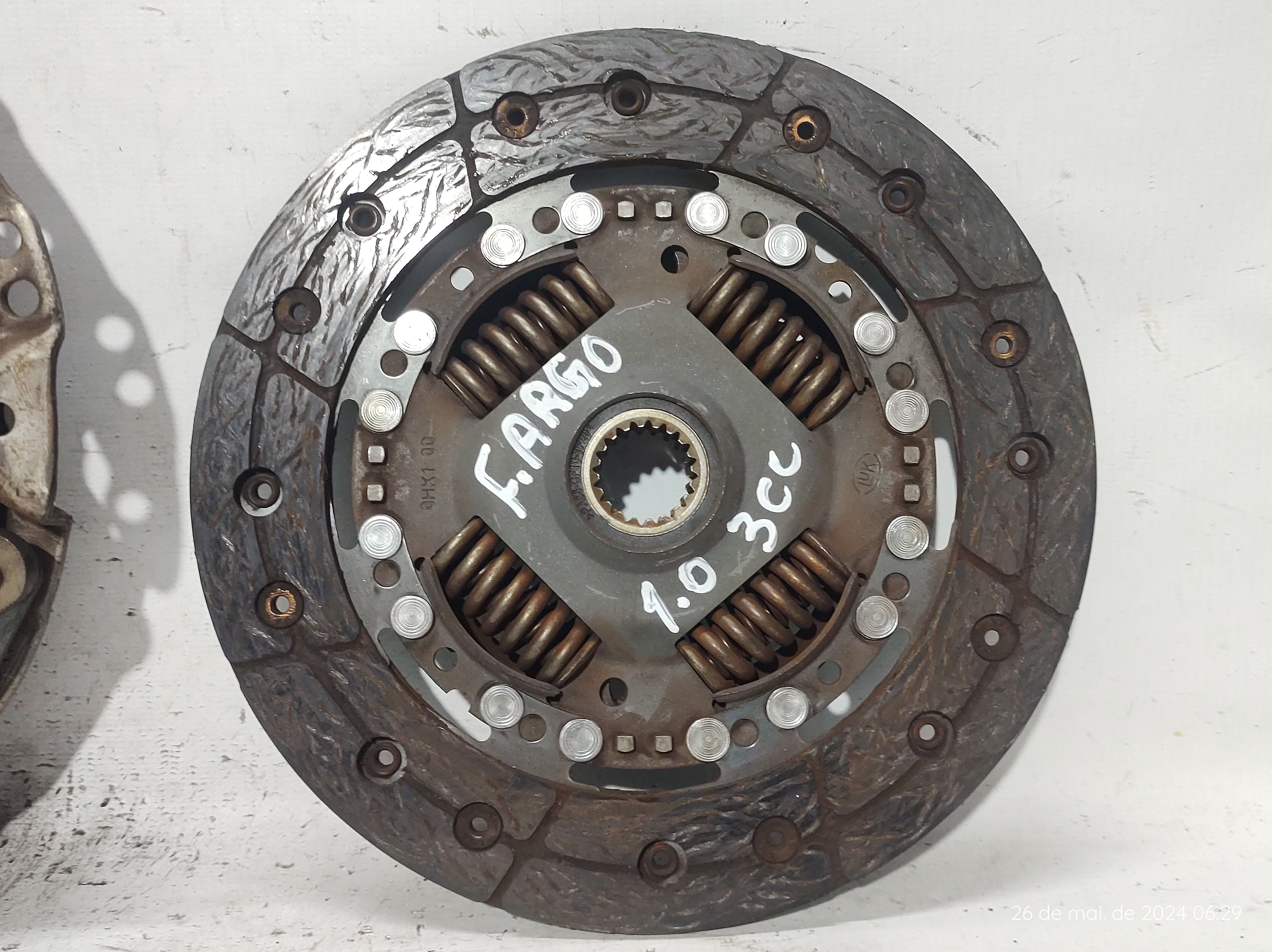 Platô Disco Embreagem Argo 1.0 3cc Manual 19 A 20  Cinza 5