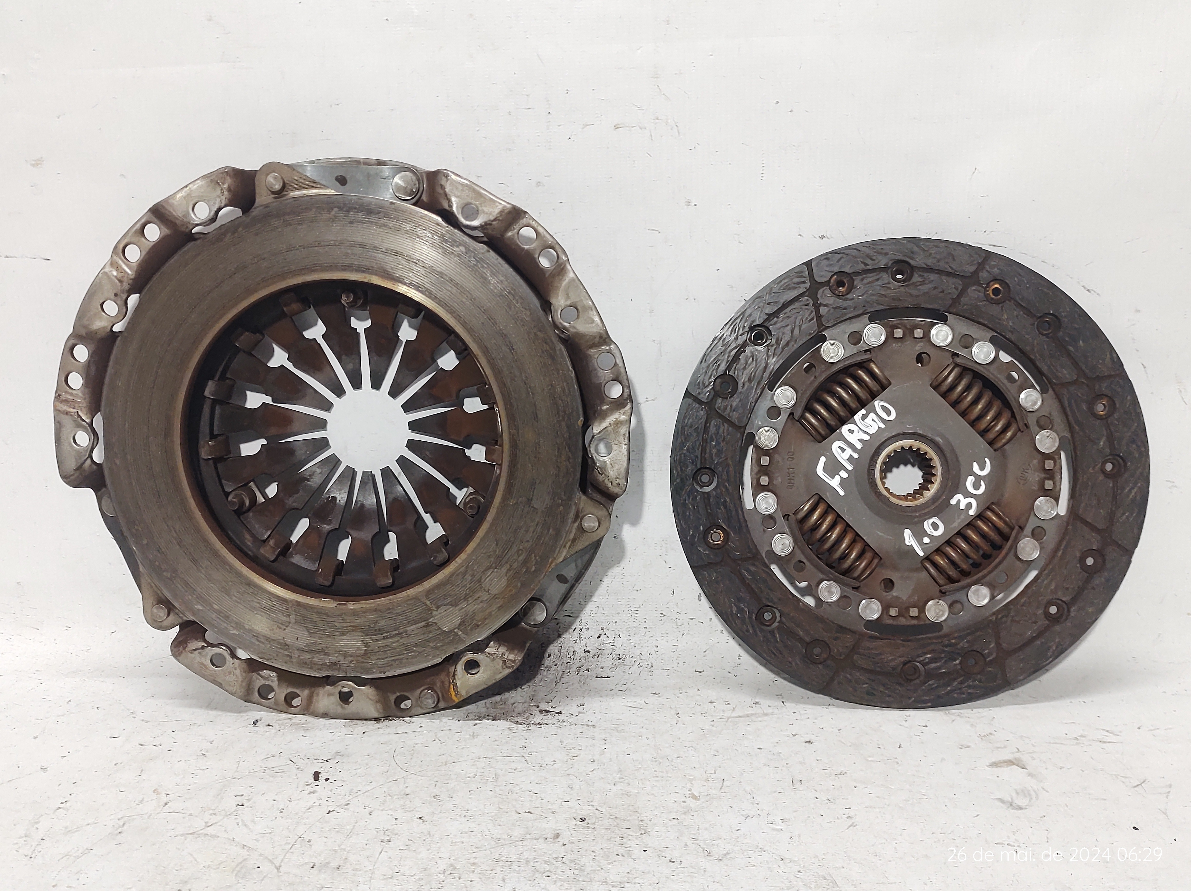 Platô Disco Embreagem Argo 1.0 3cc Manual 19 A 20  Cinza 4