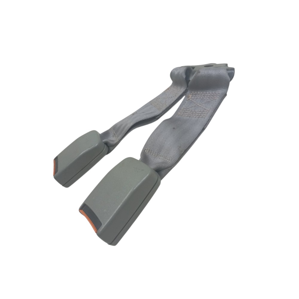 Cinto Traseiro Duplo Cinza Vw Gol Parati G3 2000 A 2005 Orig 2