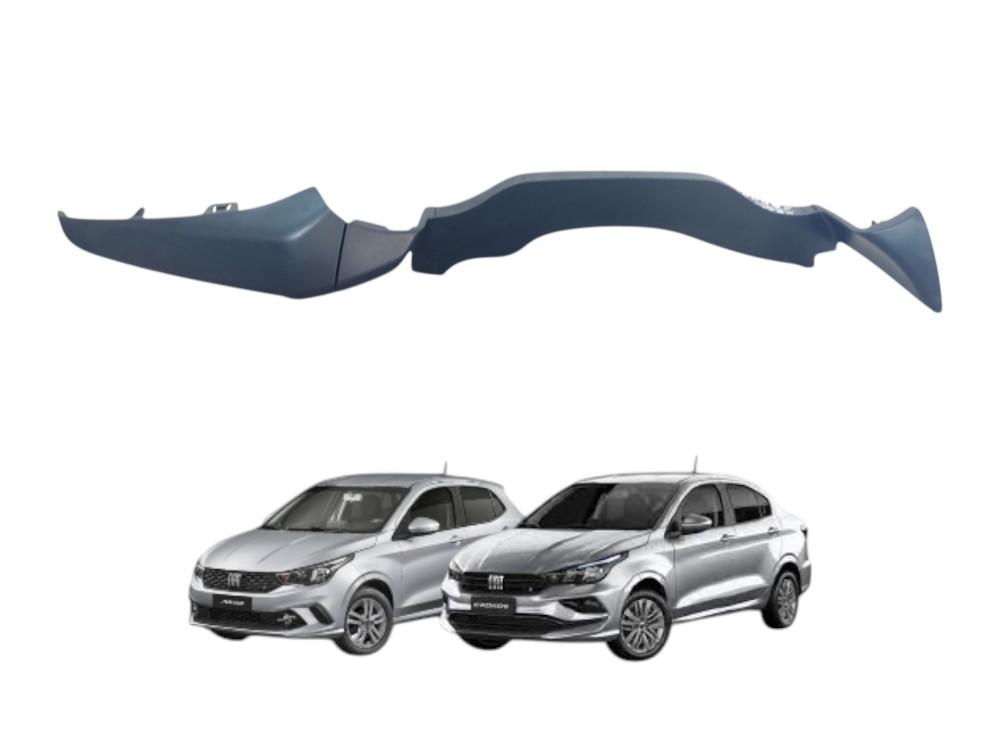 Acabamento Painel Fiat Argo Cronos 2017 A 2023 100259236 Preto