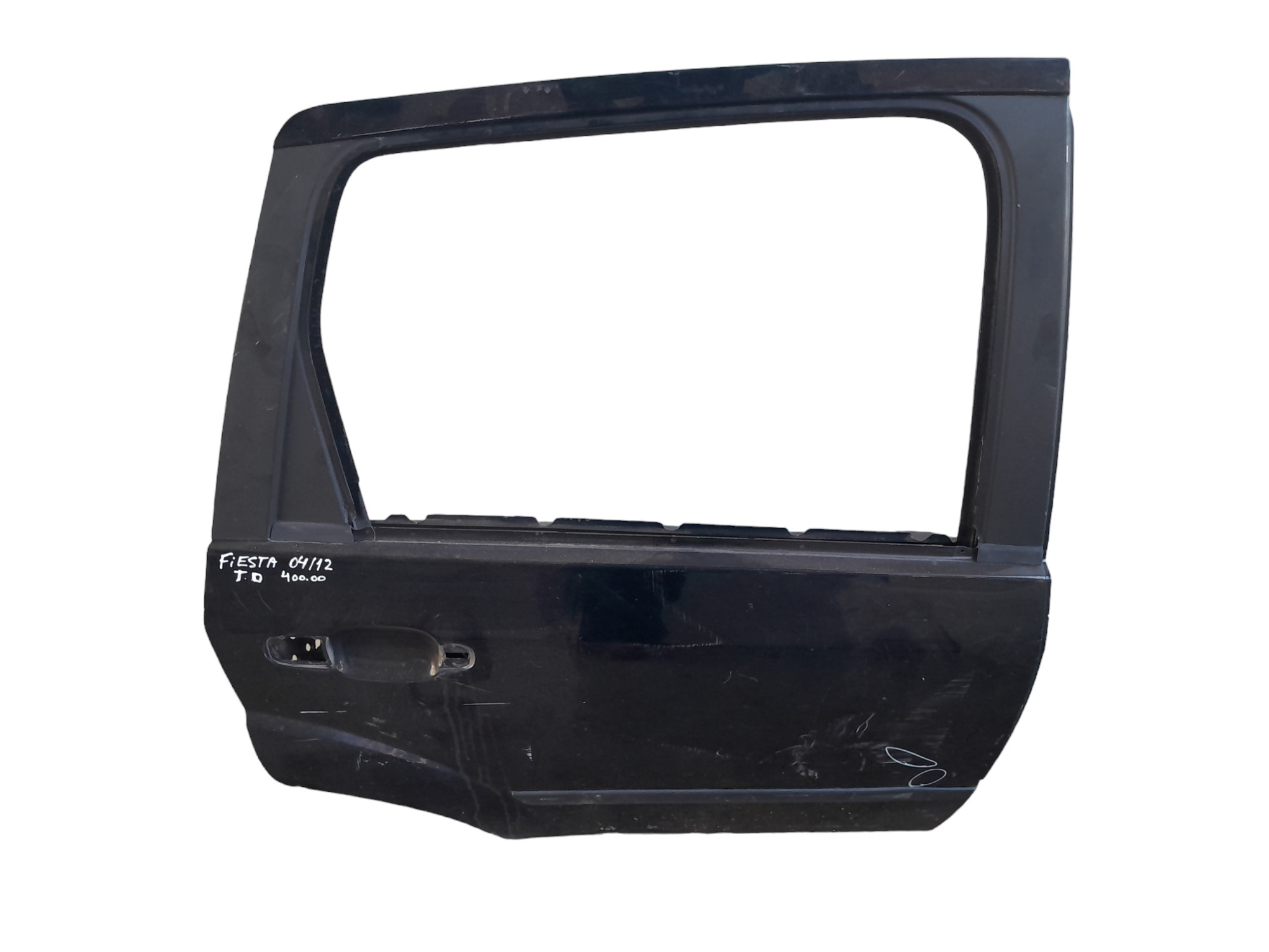 Porta Traseira Direita Ford Fiesta 2004 A 2012 Original  Traseira Direito Preto 5