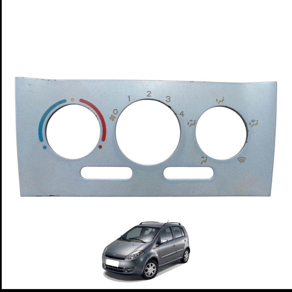 Moldura Comando Ar Cond Chery Face 2010 2011 2012 2013 2014 1