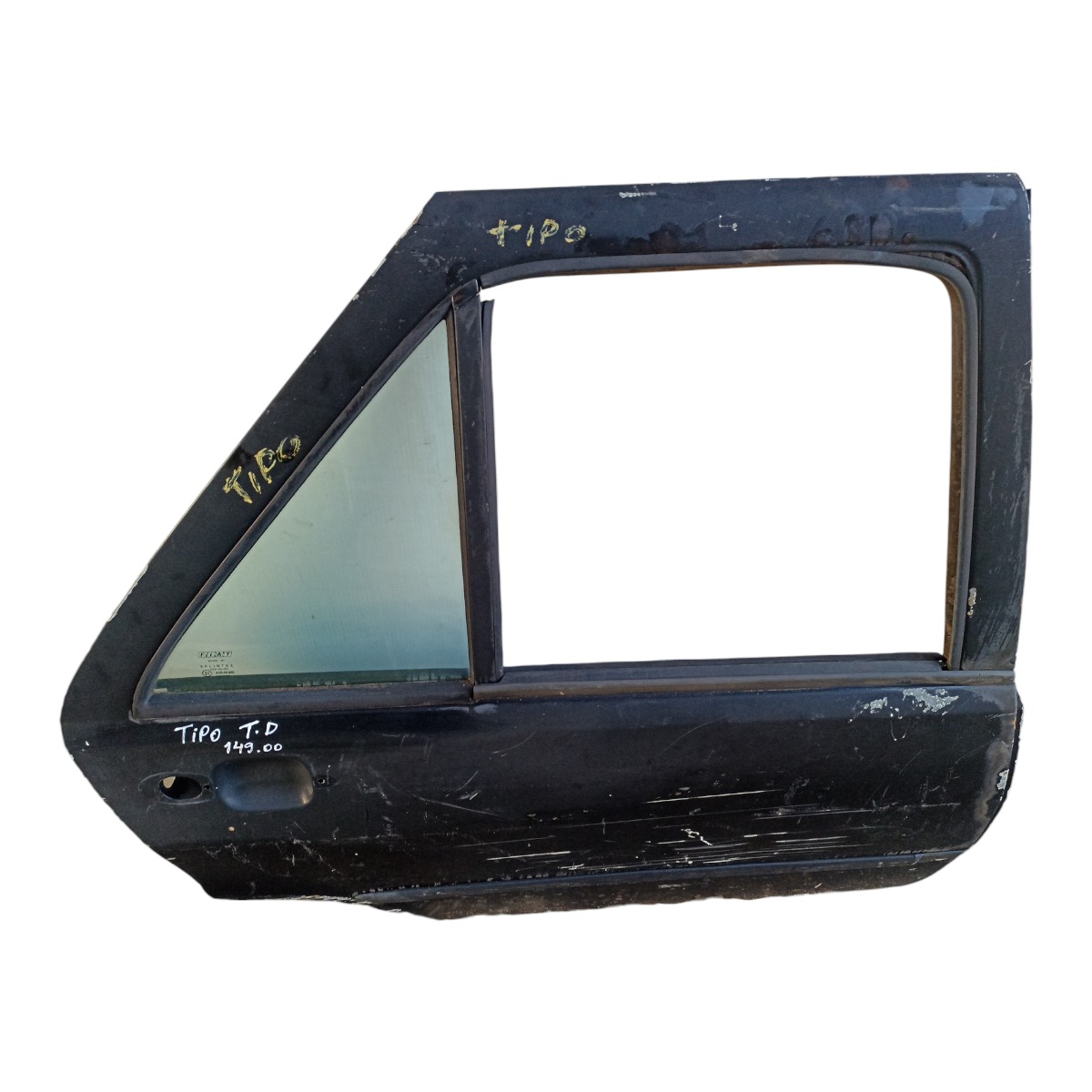 Porta Traseira Direita Fiat Tipo 1995 1996 1997 Bom Estado Traseira Direito Preto 2