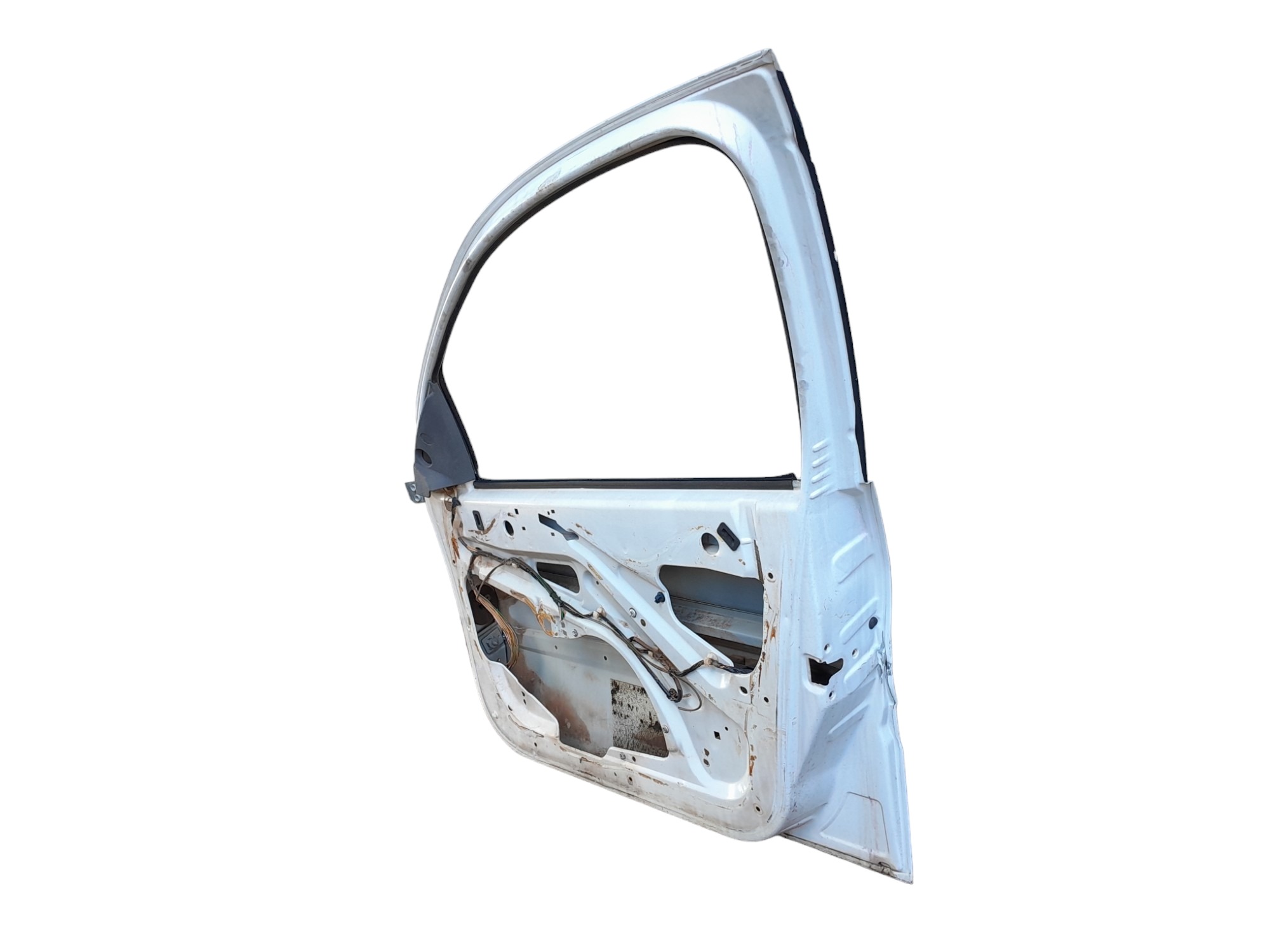 Porta Dianteira Direita Peugeot 206 207 4p Para Recuperar  Dianteira Direito Branco 6