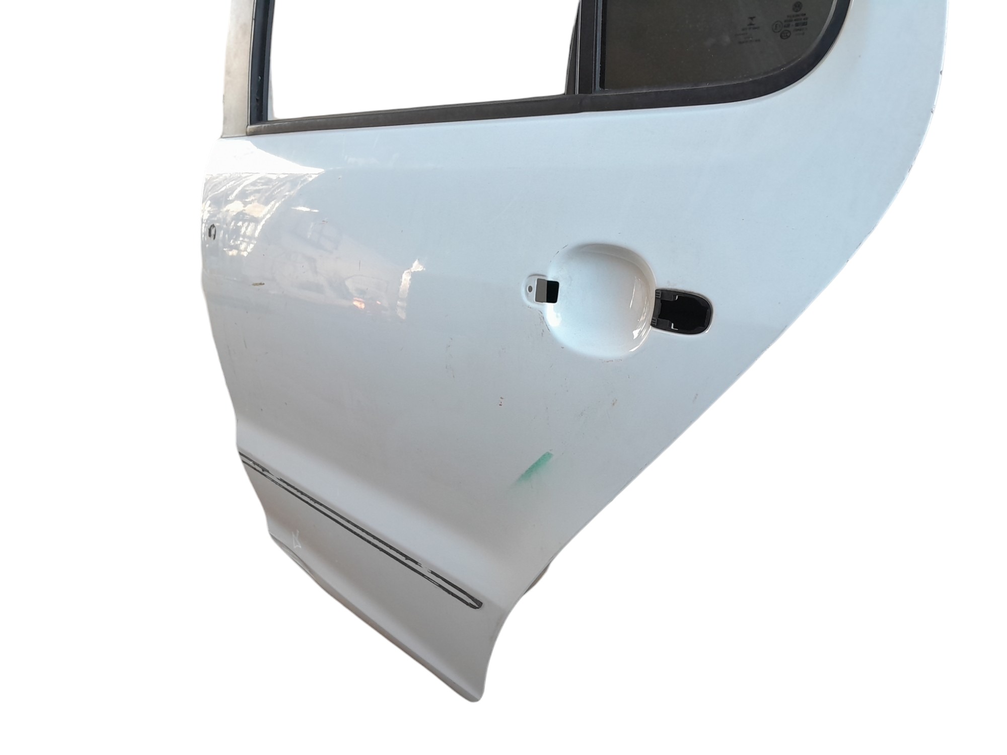 Porta Traseira Esquerda Volkswagen Crossfox Fox 2016/2022 Traseira Esquerdo Branco 2