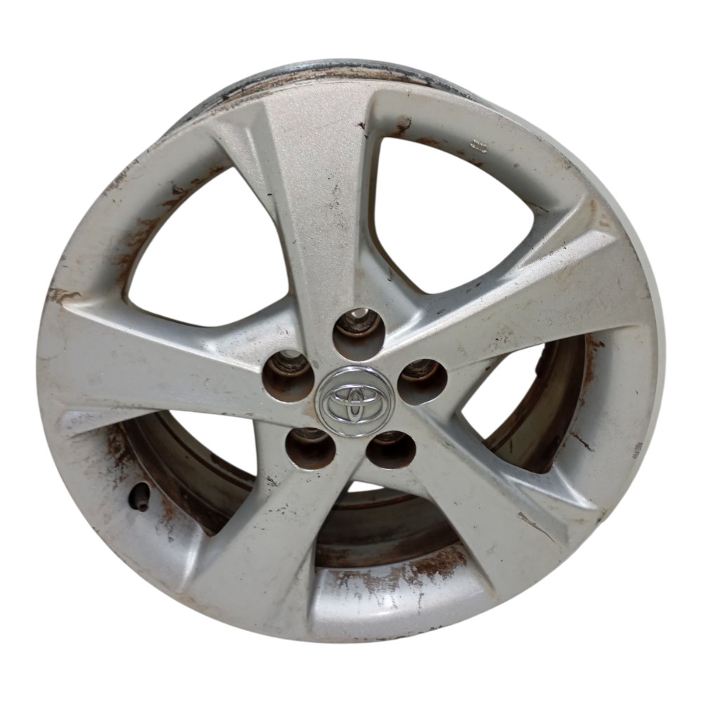 Roda Aro 16 5 Furos Corolla 2009 2010 A 2014 Prata