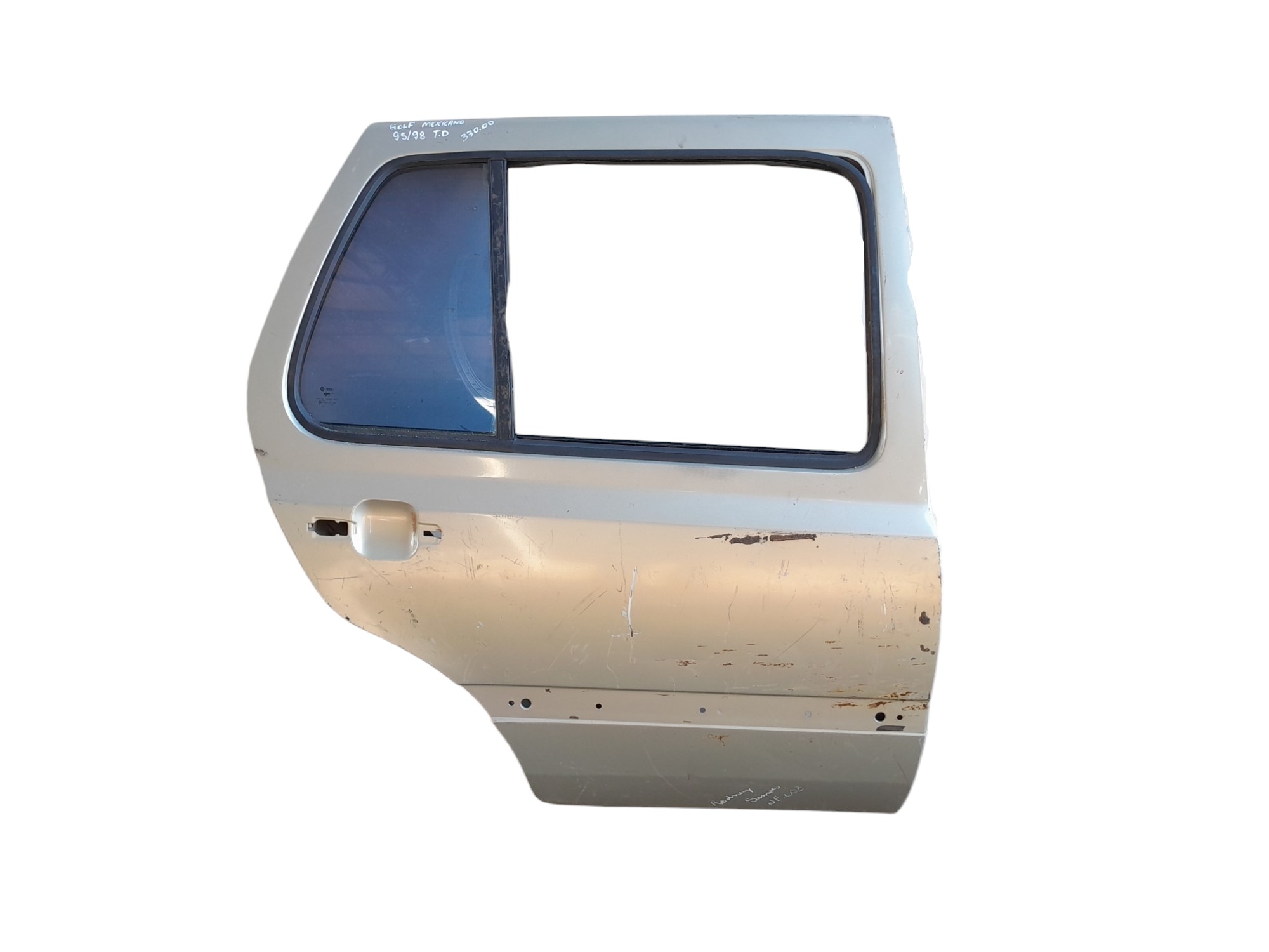 Porta Traseira Direita Volkswagen Golf Mexicano 95/98 Traseira Direito Prata 1