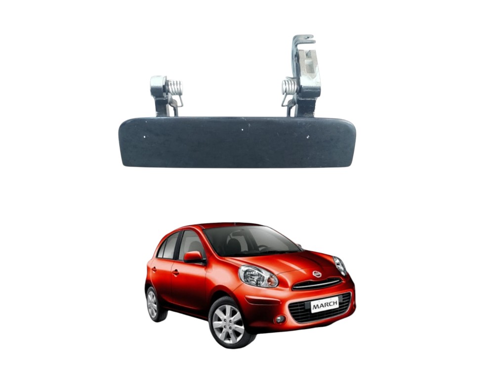 Maçaneta Ext Tampa Traseira Nissan Livina March 2011 A 2015 – Preto – Traseira