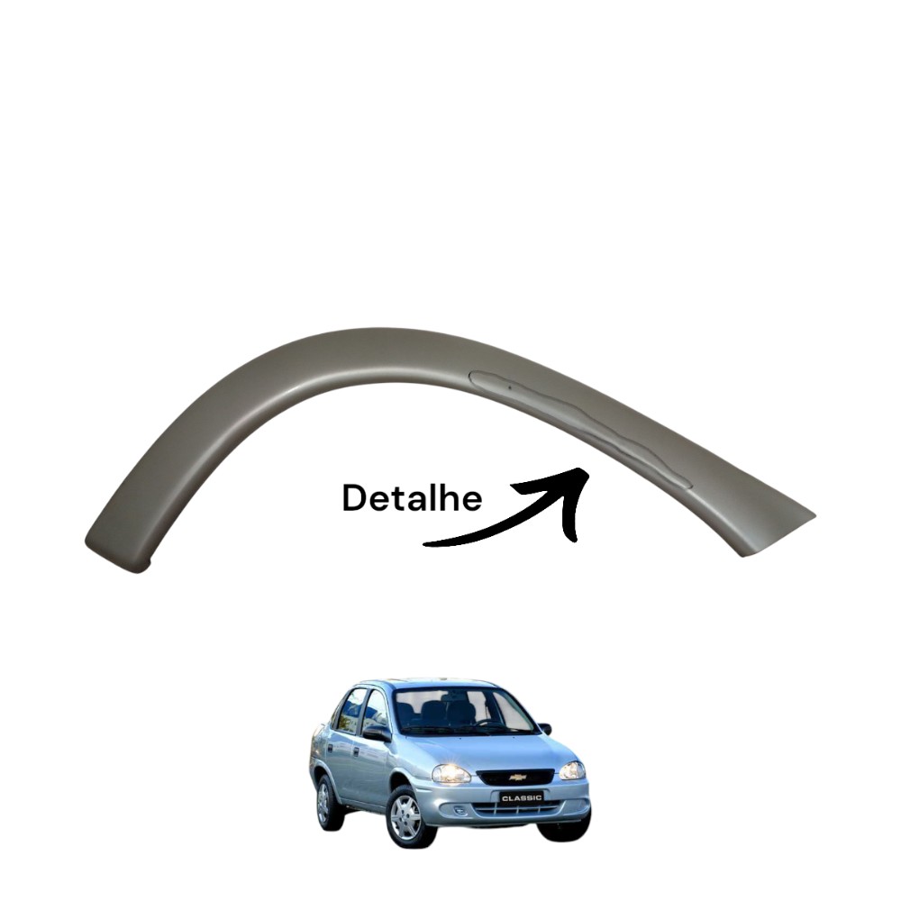 Moldura Paralama Tras Cor Classic Esq 1996 1997 A 2010