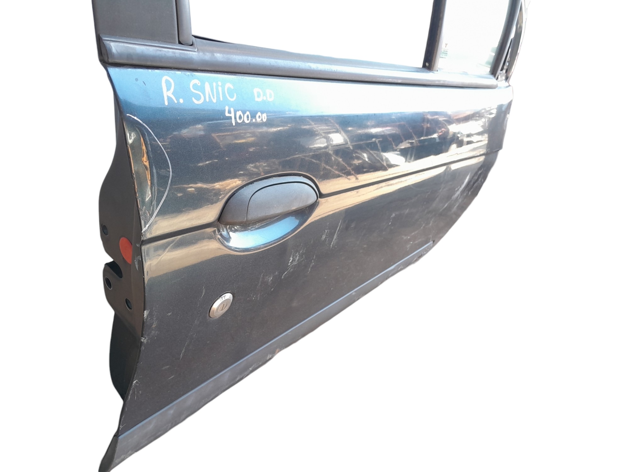 Porta Dianteira Direita Renault Scenic Original Com Detalhe Dianteira Direito Azul 3