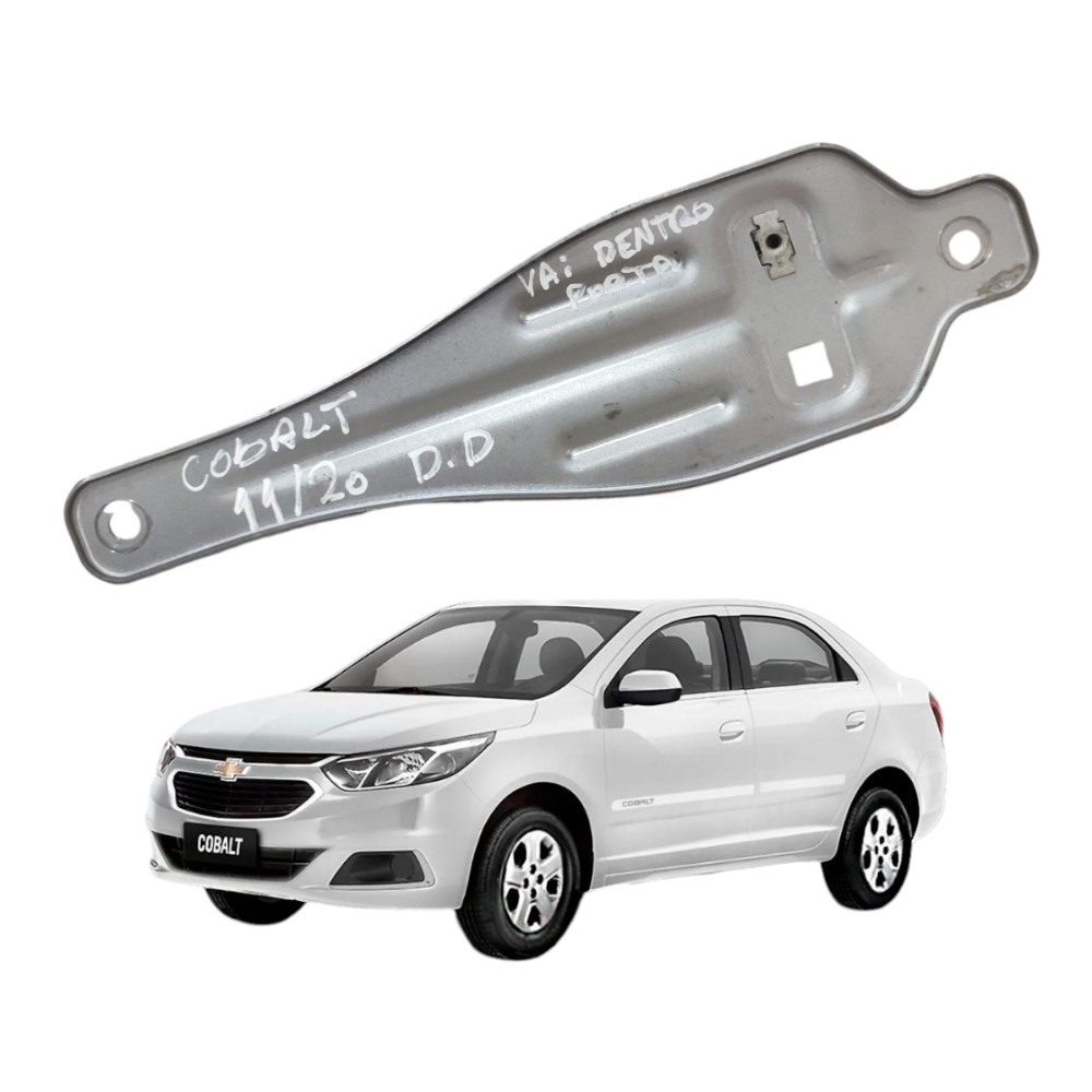 Suporte Guia Forro Porta Dianteira Direita Cobalt 2011 A 20 Prata 1