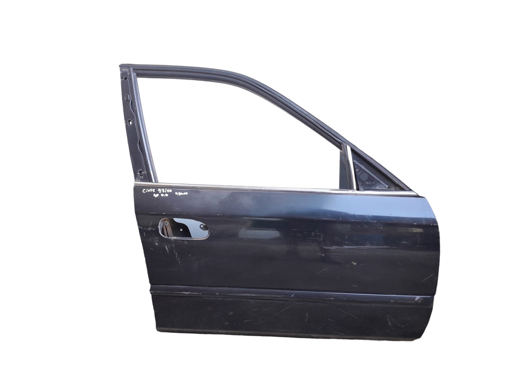 Porta Dianteira Direita Honda Civic 1997 A 2000 4 Portas Dianteira Direito Preto