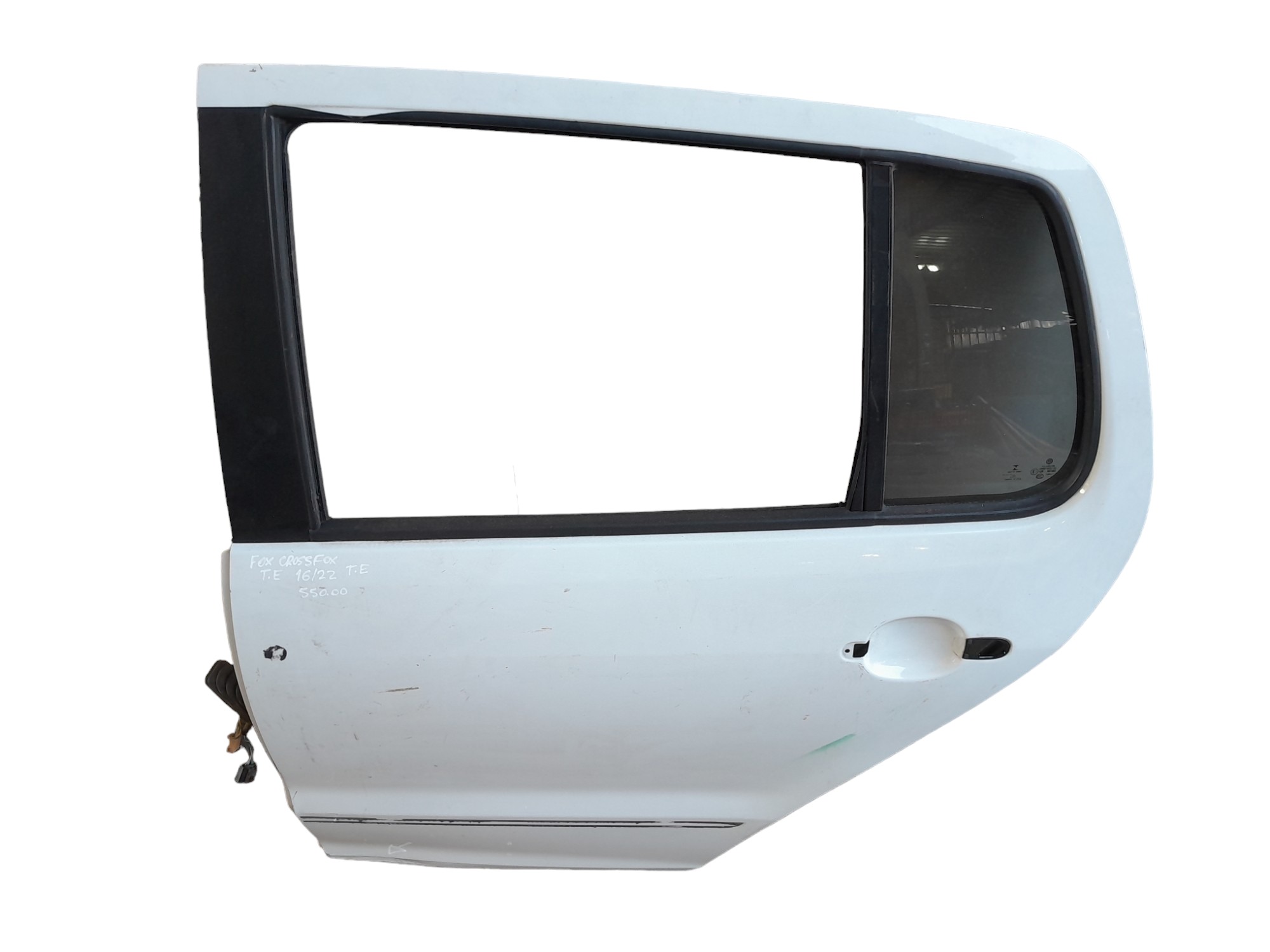 Porta Traseira Esquerda Volkswagen Crossfox Fox 2016/2022 Traseira Esquerdo Branco 4