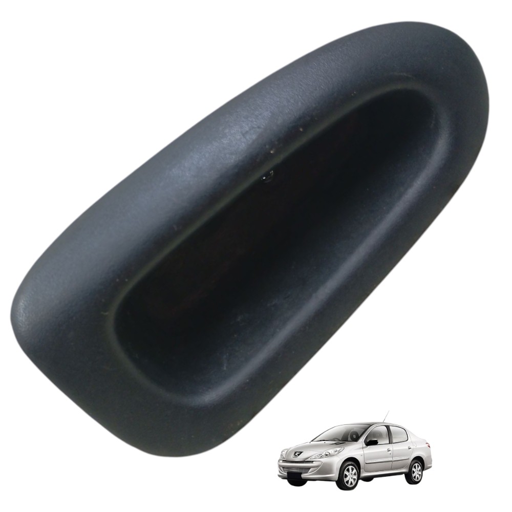 Puxador Interno Porta Dianteira Direita Peugeot 207 08/13 Preto