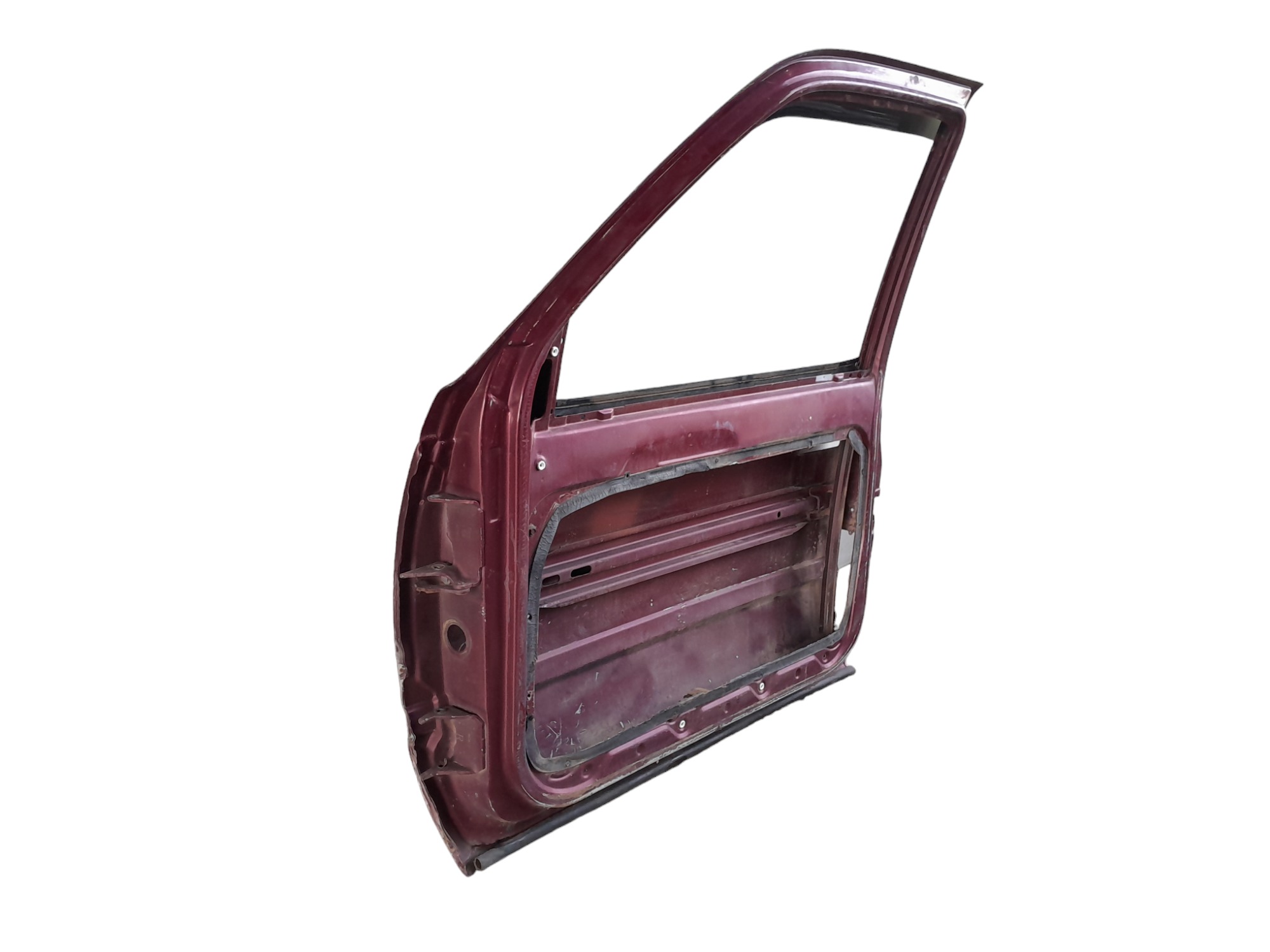 Porta Lado Direito Chevrolet Silverado 1997 A 2002 Original  Dianteira Direito Vermelho 6