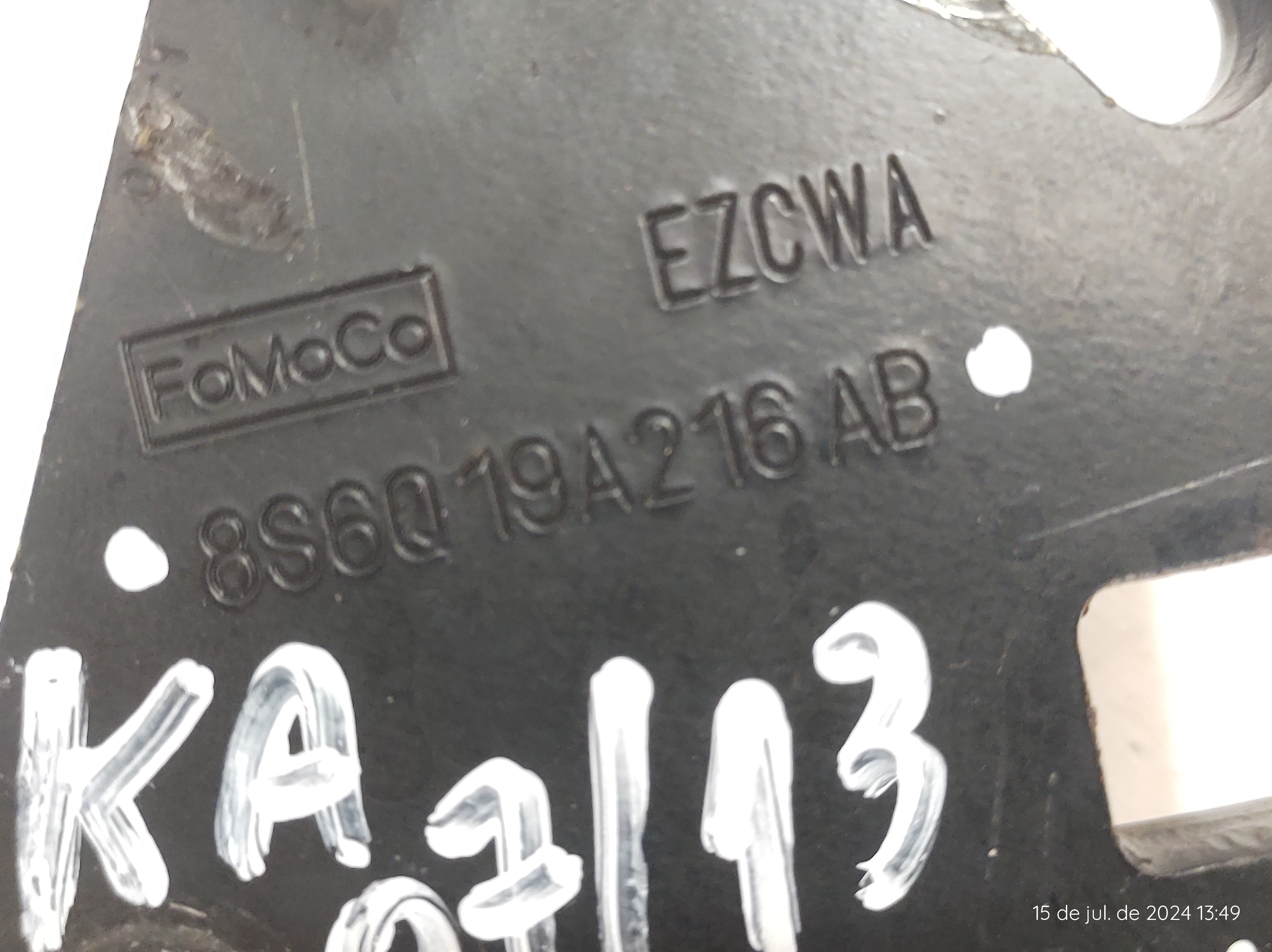 Polia Falsa Motor Ka 1.0 07 A 13 Ze5c Rocan 8s6q19a216ab 8