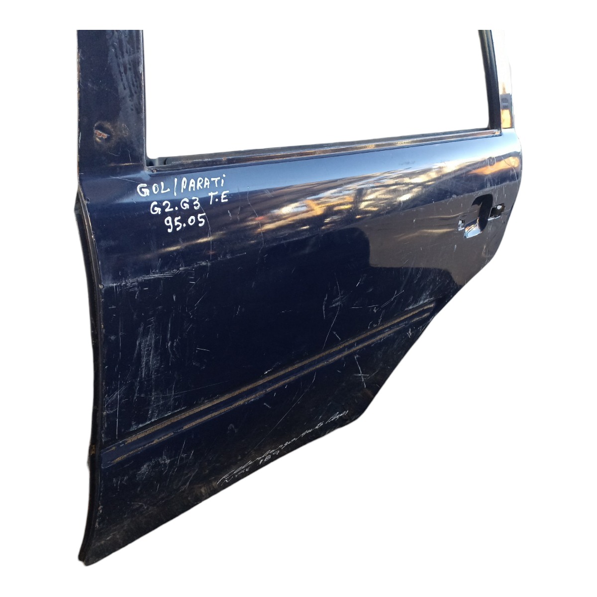 Porta Traseira Esquerda Volkswagen Gol Parati G2 G3 96/95 Traseira Esquerdo Azul 2