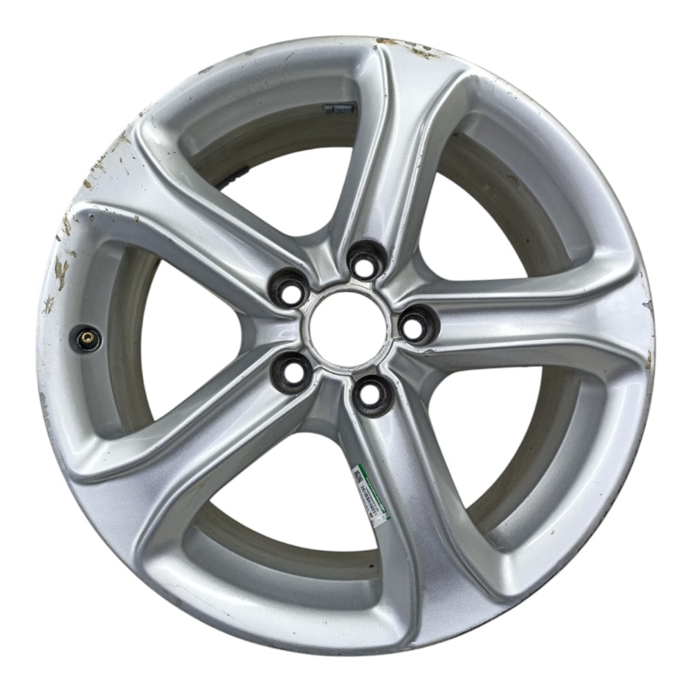 Roda De Liga Aro 17 Audi A4 2.0 Com Detalhe 2013 2014 A 2016 Prata