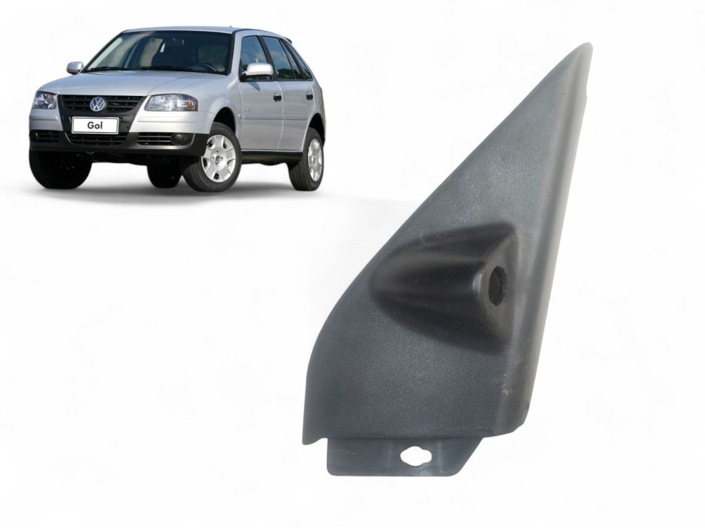 Moldura Int Retrovisor Direito Gol 4p Saveiro Parati 1995/12 Preto