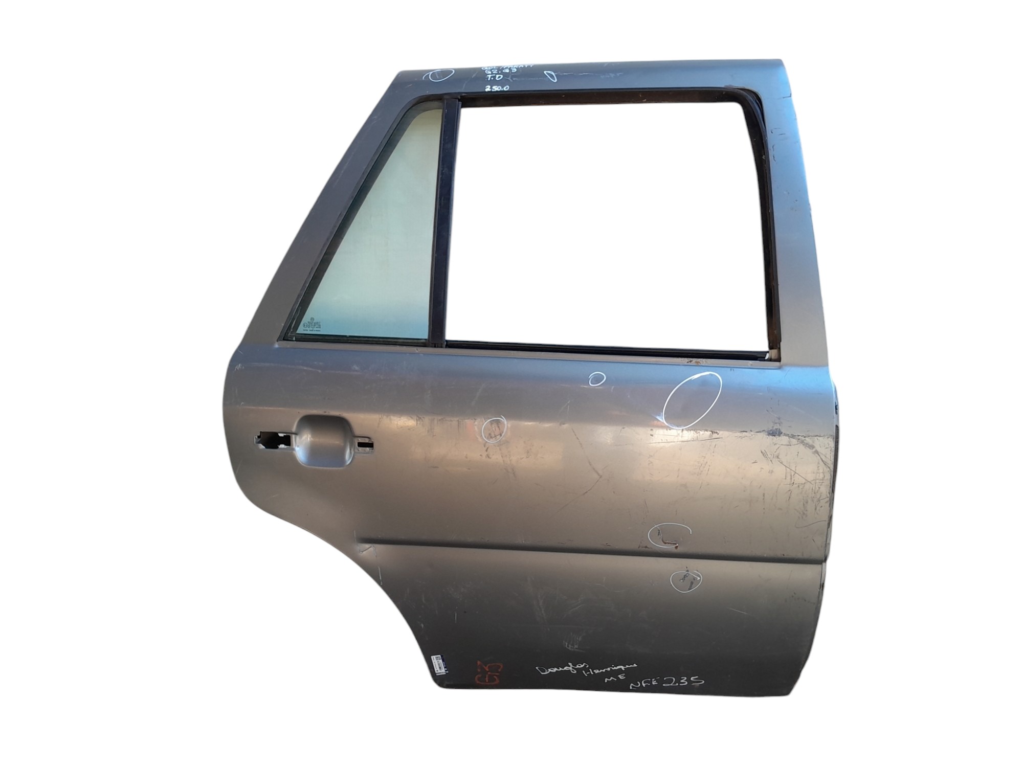 Porta Traseira Direita Volkswagen Gol Parati G2 G3 Detalhe Traseira Direita Cinza