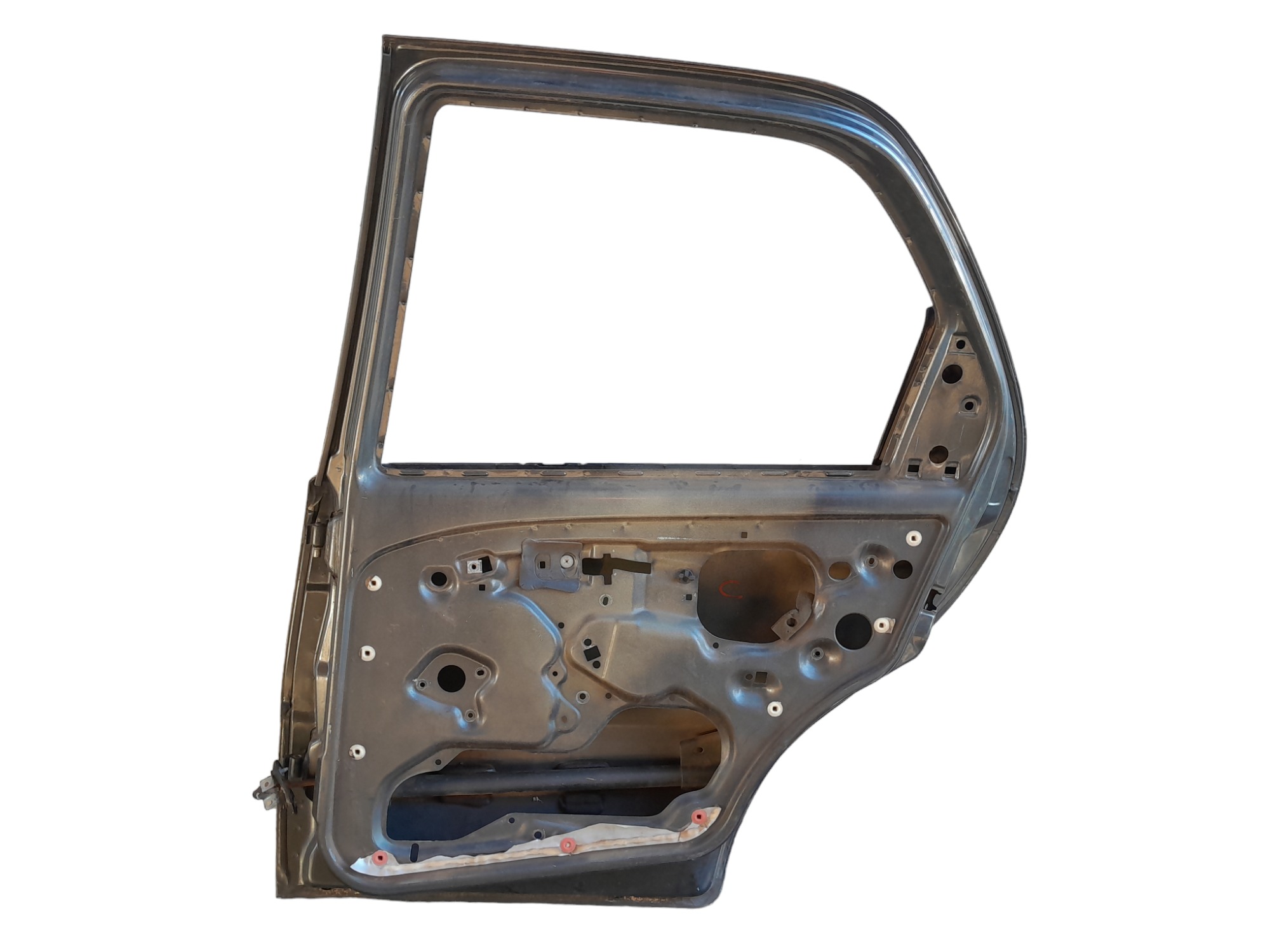 Porta Traseira Direita Fiat Palio Siena 1996/03 Original  Traseira Direita Prata 6