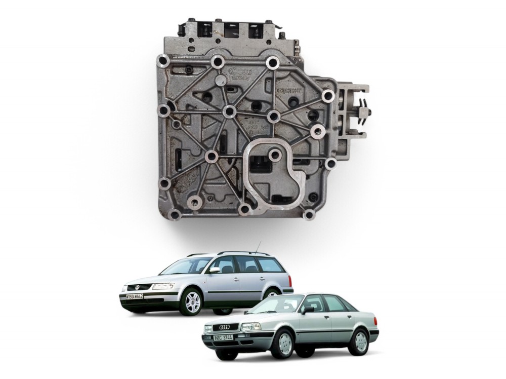 Carcaça Corpo Válvula Câmbio Automático Audi A80 095325105e – Prata