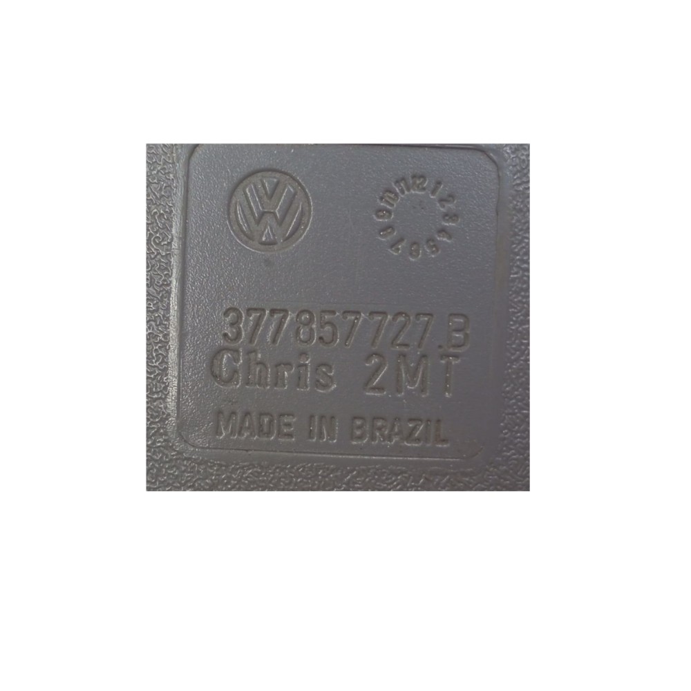 Cinto Traseiro Duplo Cinza Vw Gol Parati G3 2000 A 2005 Orig 7