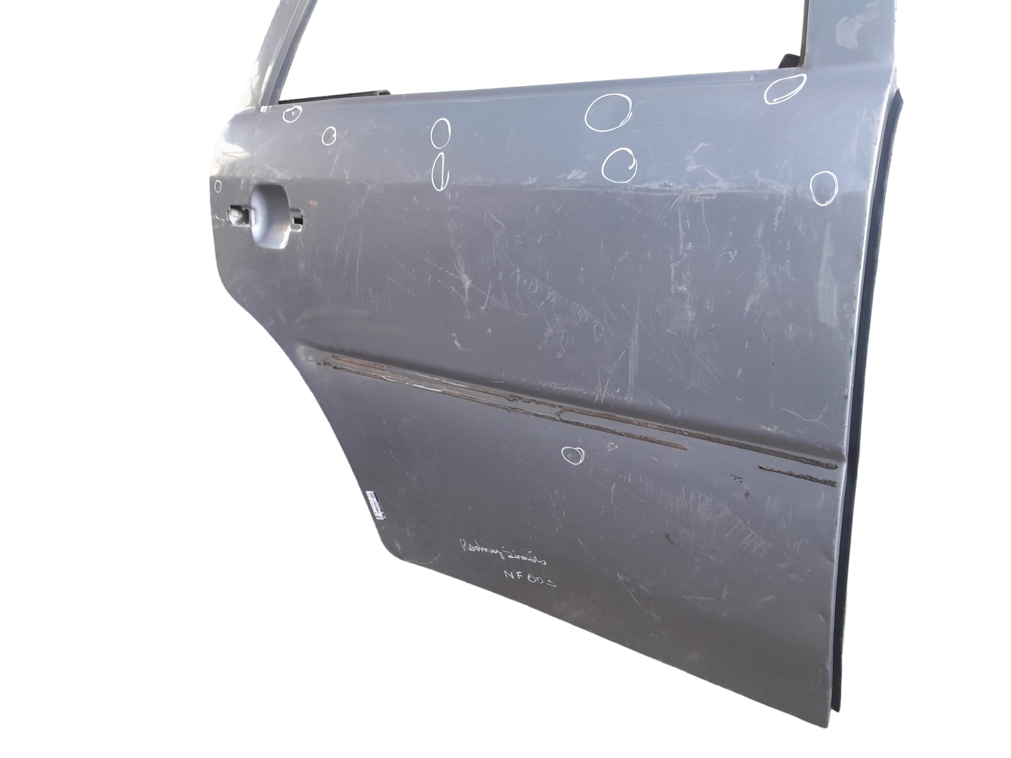 Porta Traseira Direita Volkswagen Parati Gol G2 G3 Detalhe  Traseira Direito Prata 4