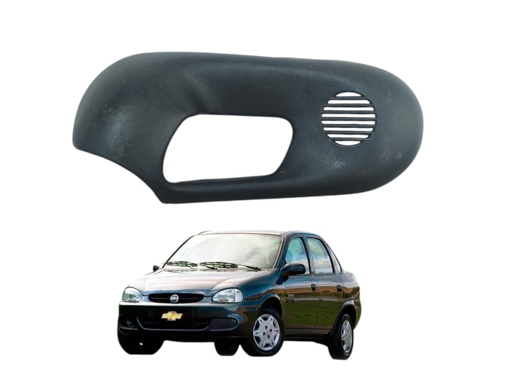 Moldura Maçaneta Int Dianteira Esquerda Classic 1996 A 2016 Preto Dianteira