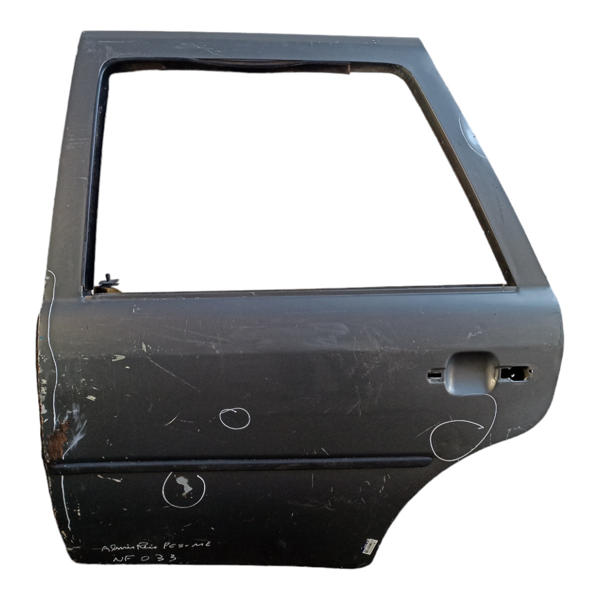 Porta Traseira Esquerda Volkswagen Gol Parati G2 G3 96/05 Traseira Esquerdo Cinza
