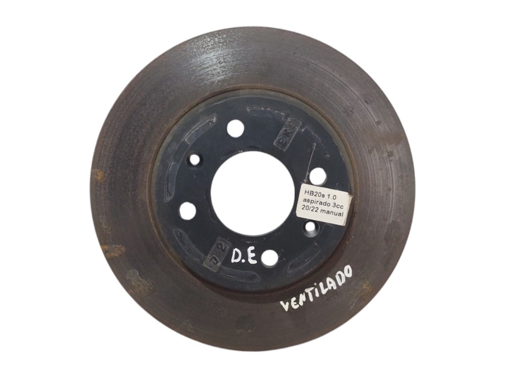 Disco Freio Ventilado Dianteiro Esquerdo Hb20 2019 A 2022 10