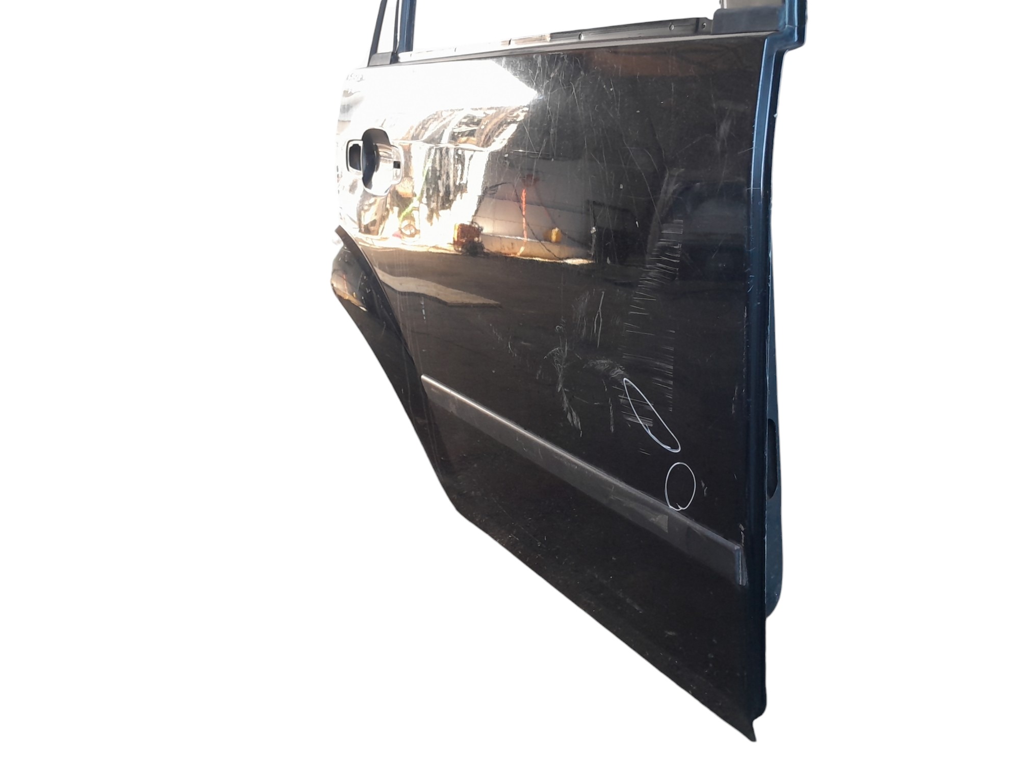 Porta Traseira Direita Ford Fiesta 2004 A 2012 Original  Traseira Direito Preto 3