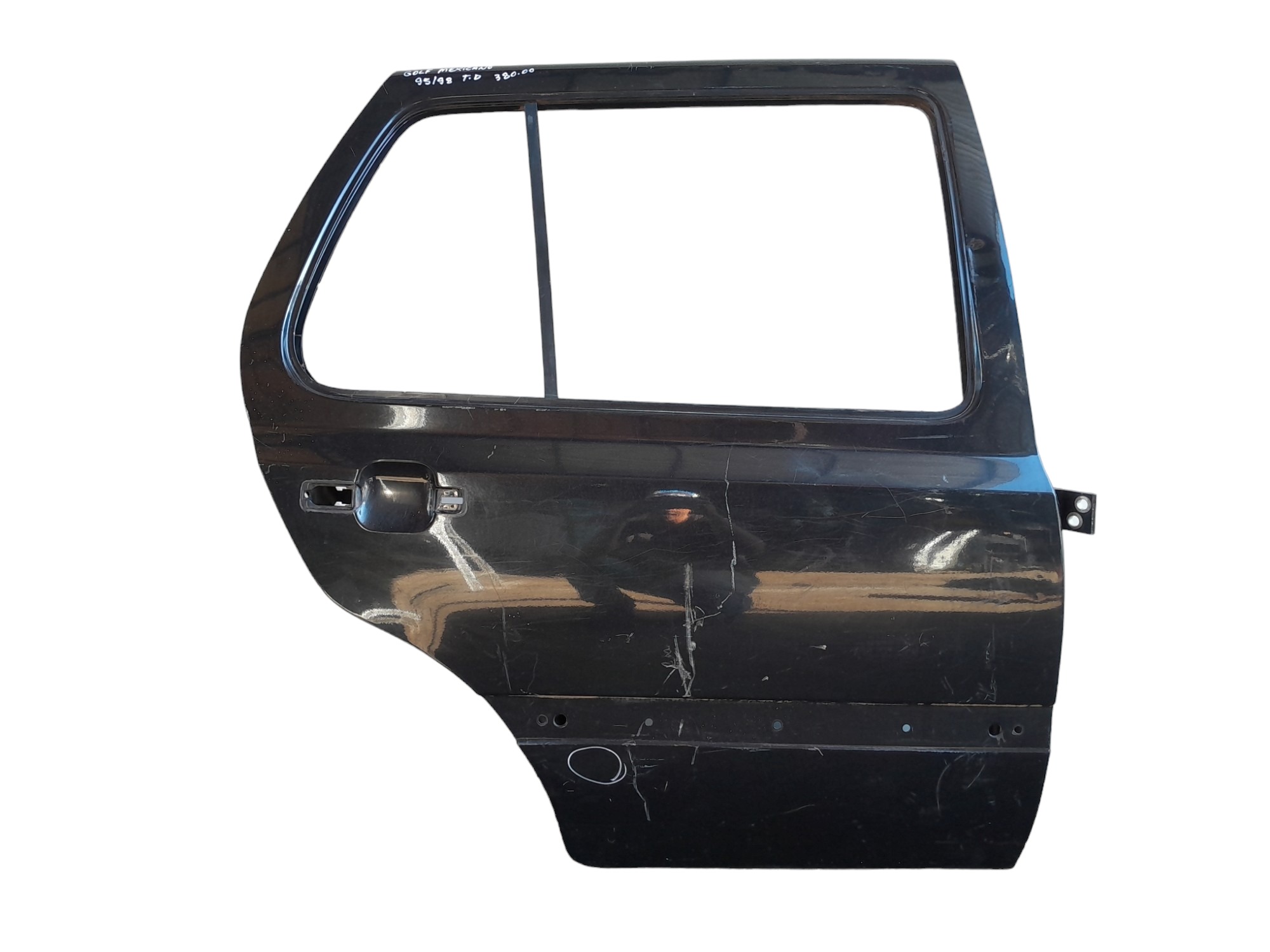Porta Traseira Direita Volkswagen Golf Mexicano 1995/1998 Traseira Direito Preto