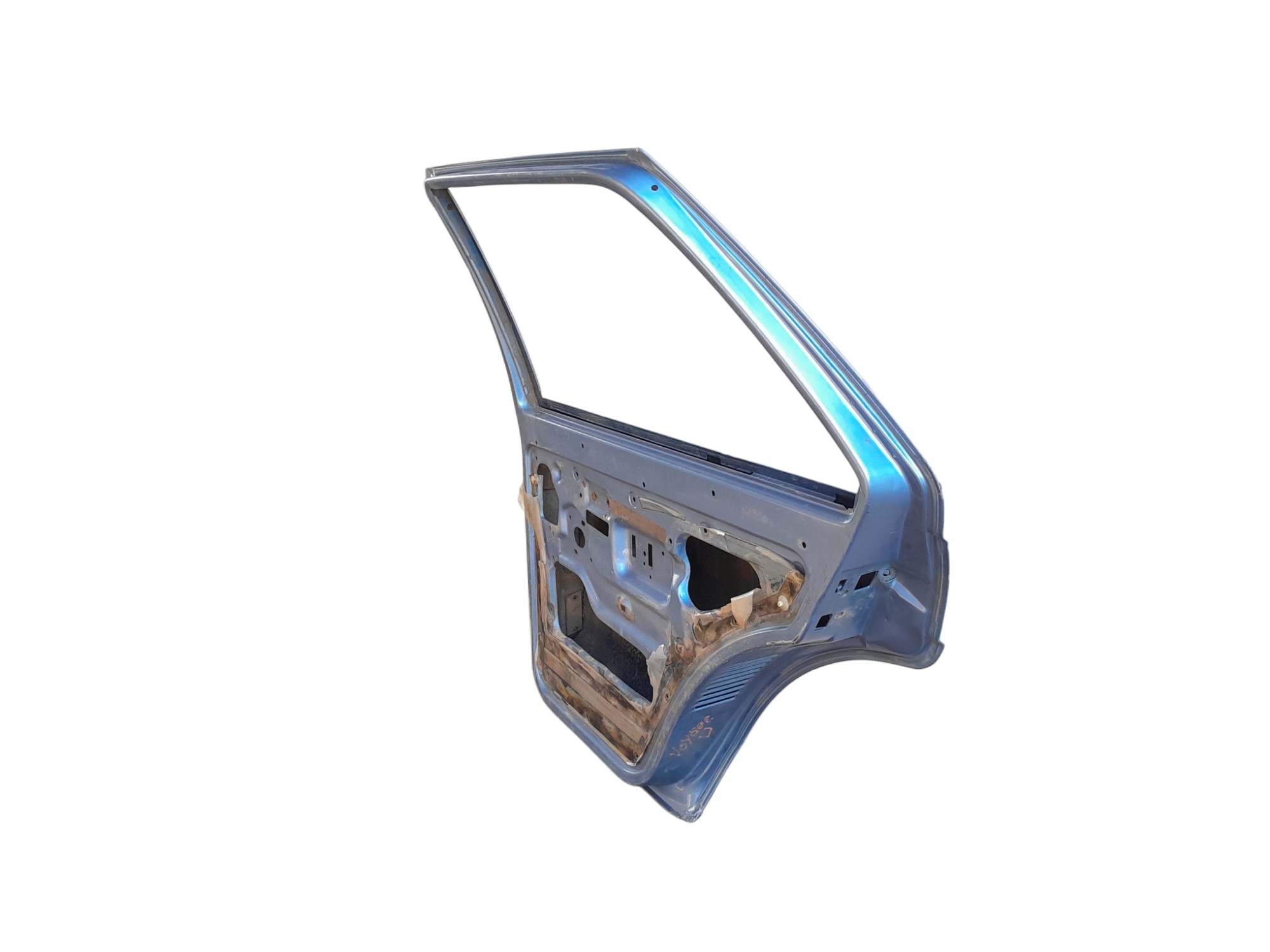 Porta Traseira Direita Vw Voyage Voyage Quadrado Filé  Traseira Direito Azul 6