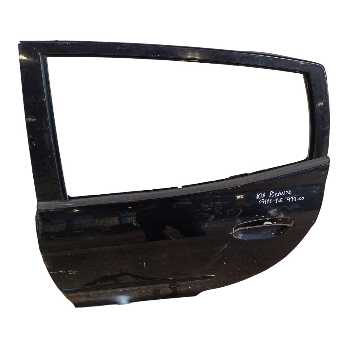 Porta Traseira Esquerda Kua Picanto 2007 A 2011 Bom Estado Traseira Esquerdo Preto 4