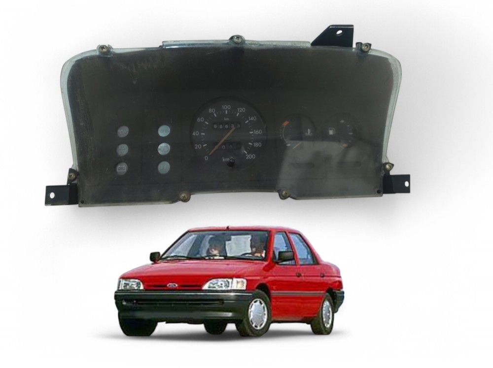 Painel Instrumento Ford Escort  Verona 1985 A 1996 C Avaria Preto
