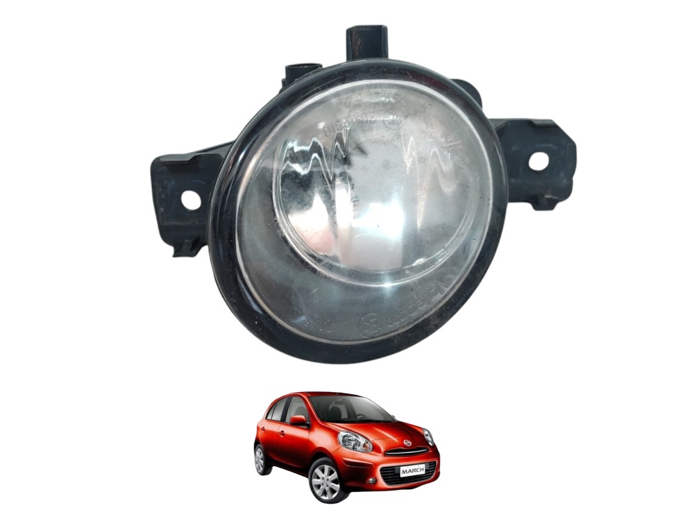Farol Milha Direto Nissan March 2011 A 15 Sem Lâmpada  Branco