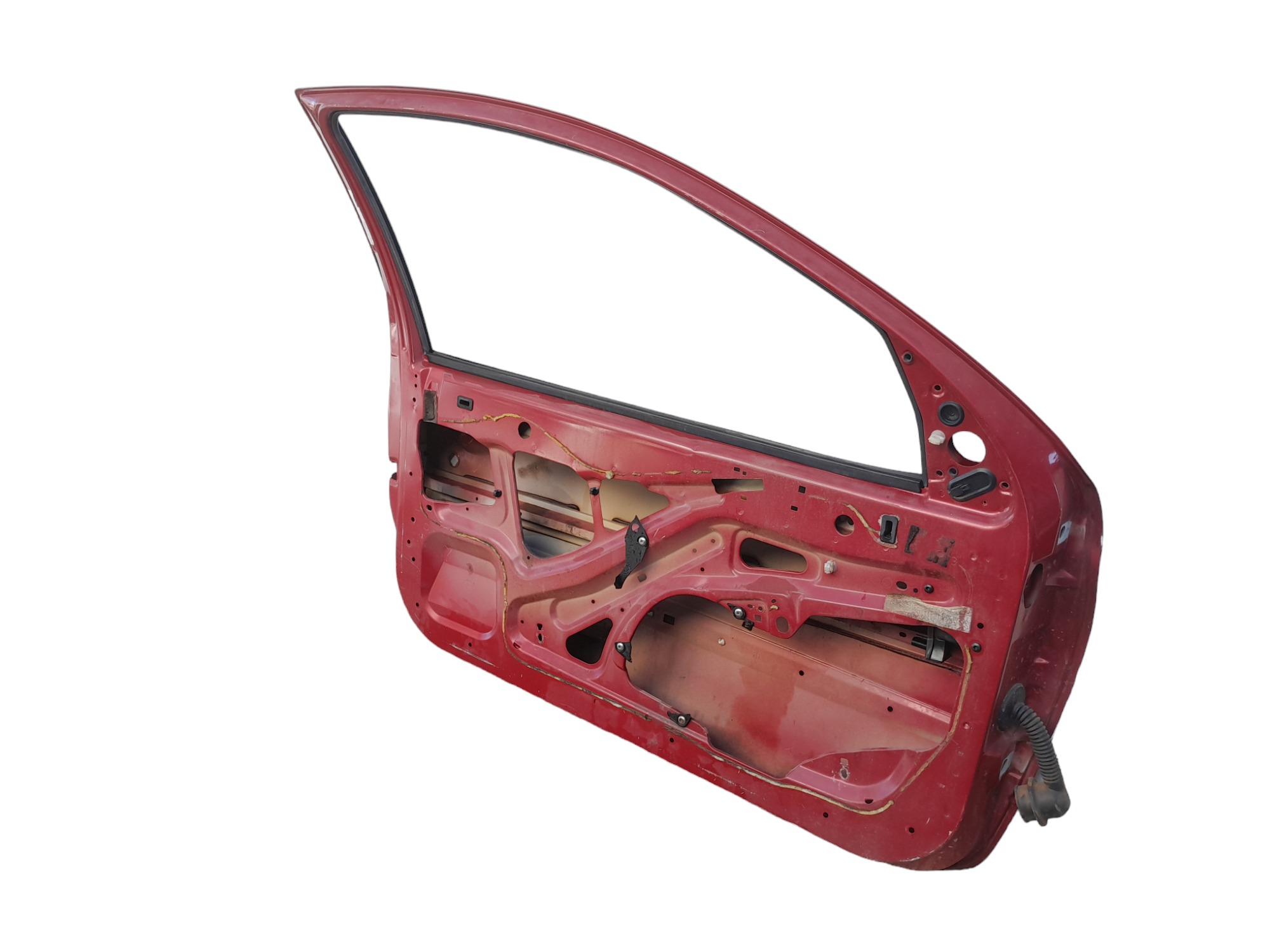 Porta Lado Esquerdo Peugeot 206 2 Portas Original  Dianteira Esquerdo Vermelho 5