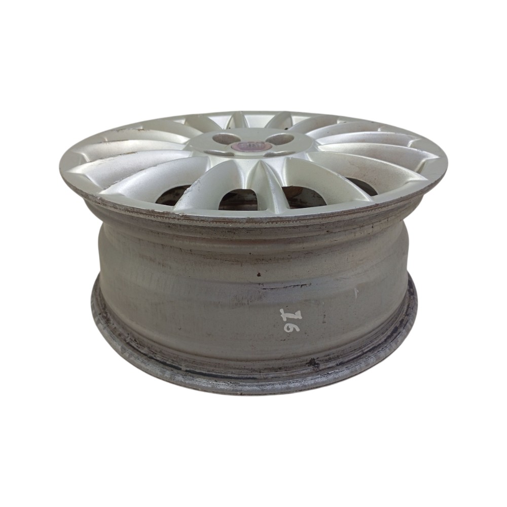 Roda Liga Leve Aro 16 Fiat Linea Original Precisa Pintar Prata 5